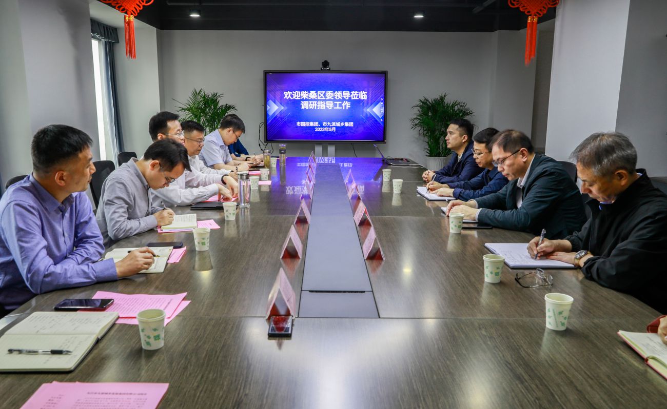 柴桑區(qū)委書記盛煒一行來訪市國控集團、市九派城鄉(xiāng)發(fā)展集團